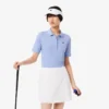 Slim fit thermoregulerend golfpoloshirt voor dames