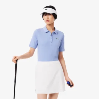 Slim fit thermoregulerend golfpoloshirt voor dames