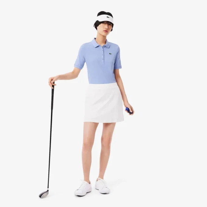 Slim fit thermoregulerend golfpoloshirt voor dames