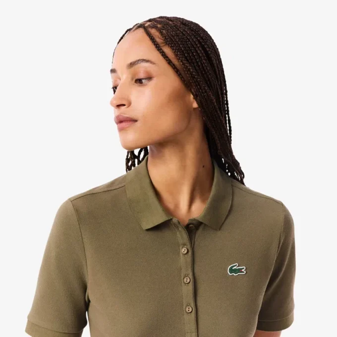 Slim fit thermoregulerend golfpoloshirt voor dames