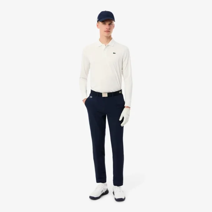 Slim fit waterafstotende thermische Golf-broek voor heren