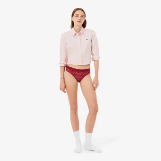 Slip met logo in mesh