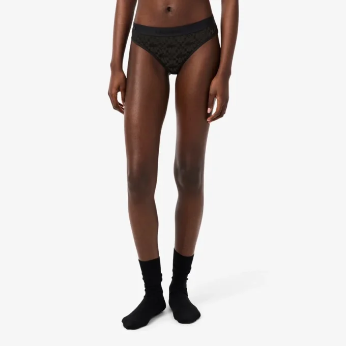 Slip met logo in mesh