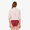 Slip met logo in mesh