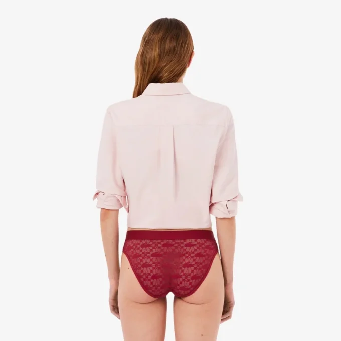 Slip met logo in mesh