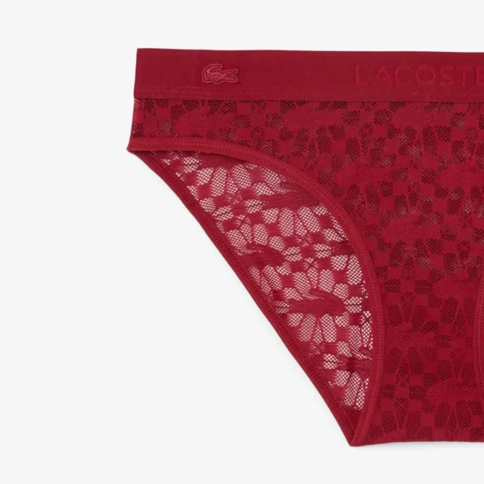 Slip met logo in mesh