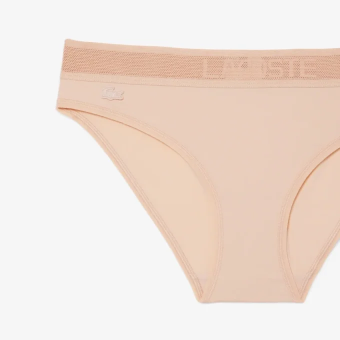 Slip met logo in mesh