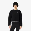 Sport-sweatshirt voor dames met contrasterende rand