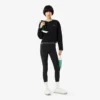Sport-sweatshirt voor dames met contrasterende rand