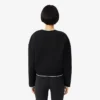 Sport-sweatshirt voor dames met contrasterende rand