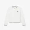 Sport-sweatshirt voor dames met contrasterende rand