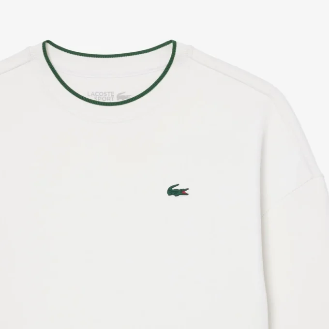 Sport-sweatshirt voor dames met contrasterende rand