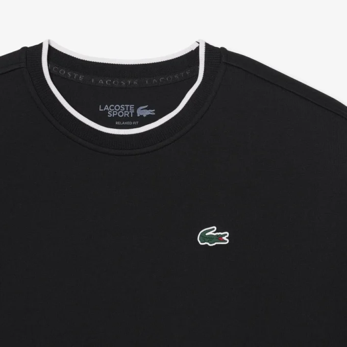 Sport-sweatshirt voor dames met contrasterende rand