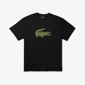Sport T-shirt met logo voor heren, grote pasvorm, ademend