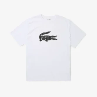 Sport T-shirt met logo voor heren, grote pasvorm, ademend