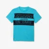 Sport-T-shirt van katoen met print voor heren