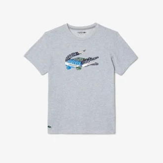 Sportief katoenen jersey T-shirt voor heren