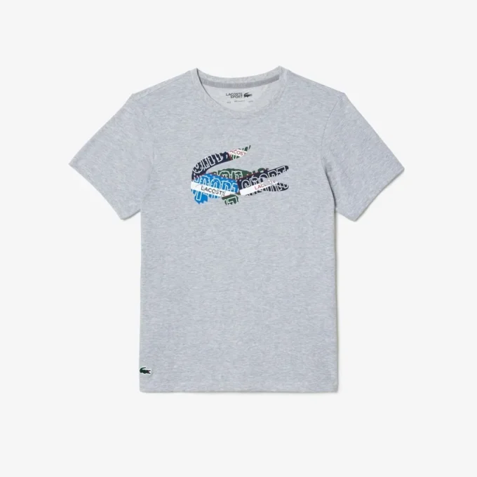 Sportief katoenen jersey T-shirt voor heren