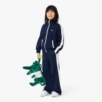 Sportief sweatshirt met ritssluiting van interlock piqué