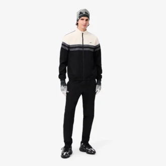 Sportieve fleece muts met landschapsprint voor heren