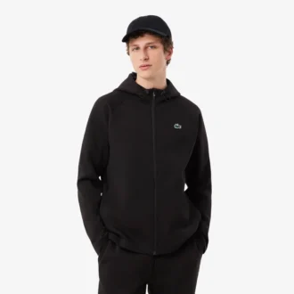 Sportieve stretch hoodie met rits