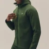 Sportieve stretch hoodie met rits