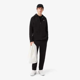 Sportieve stretch hoodie met rits