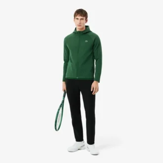 Sportieve stretch hoodie met rits