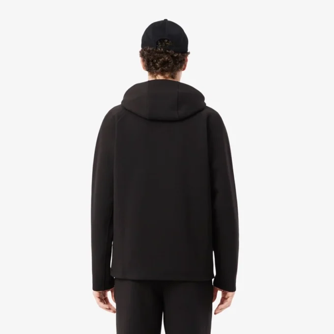 Sportieve stretch hoodie met rits