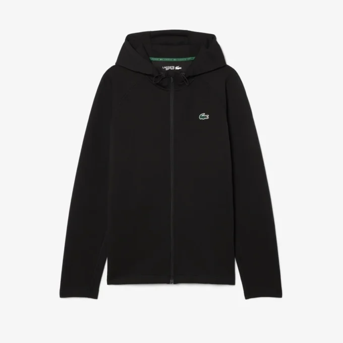 Sportieve stretch hoodie met rits