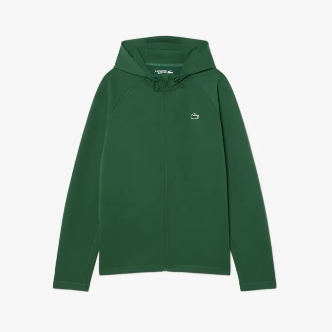 Sportieve stretch hoodie met rits