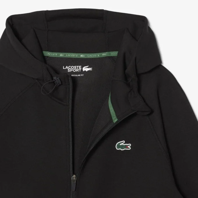 Sportieve stretch hoodie met rits