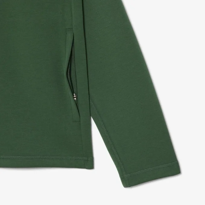 Sportieve stretch hoodie met rits