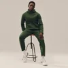 Sportieve stretch hoodie met rits