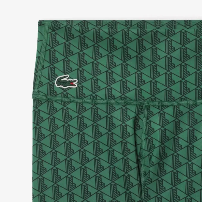 Sportlegging met monogramprint voor dames