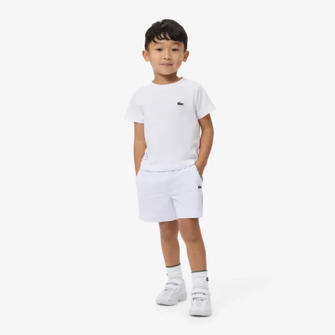 Sportshort met kleurblokken