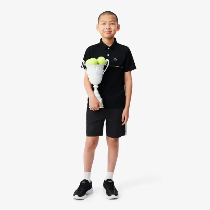 Sportshort met kleurblokken