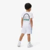 Sportshort met kleurblokken