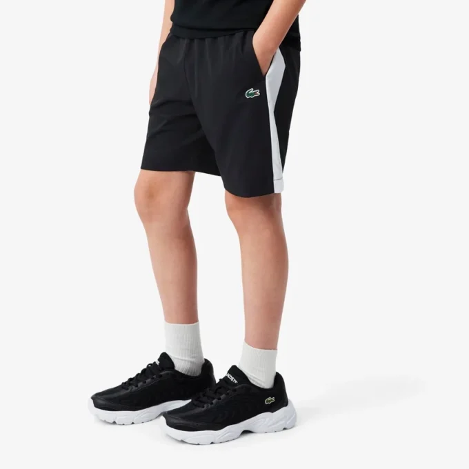 Sportshort met kleurblokken