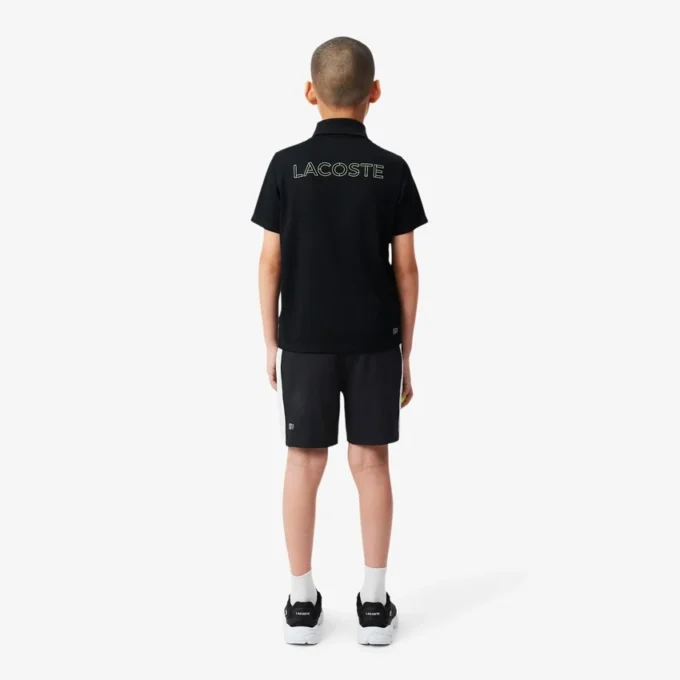 Sportshort met kleurblokken