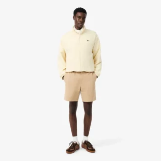 Stretch katoenen short met normale pasvorm