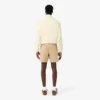 Stretch katoenen short met normale pasvorm