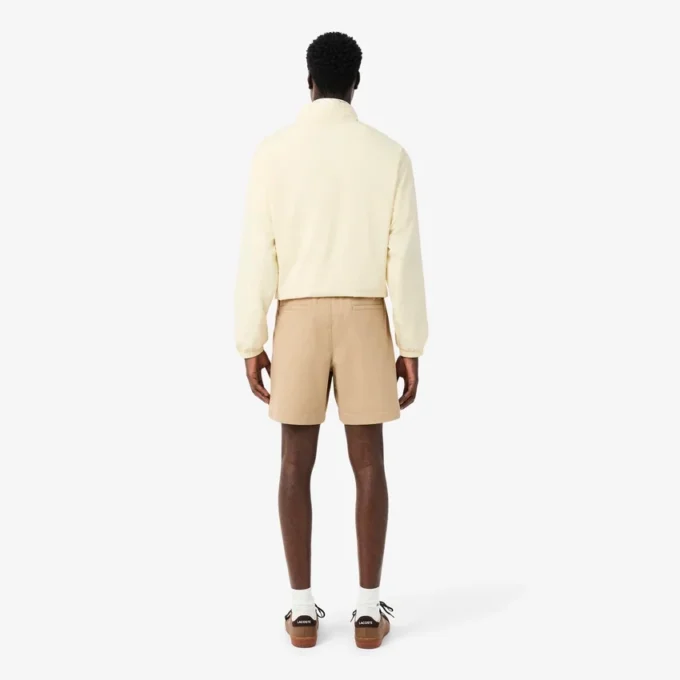Stretch katoenen short met normale pasvorm
