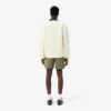 Stretch katoenen short met normale pasvorm