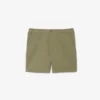 Stretch katoenen short met normale pasvorm