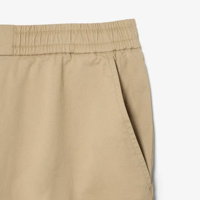 Stretch katoenen short met normale pasvorm