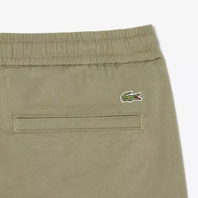 Stretch katoenen short met normale pasvorm