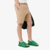 Stretch katoenen twill chino-short