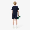 Stretch katoenen twill chino-short
