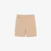 Stretch katoenen twill chino-short